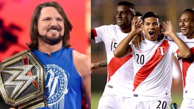 Perú vs Nueva Zelanda: AJ Styles, campeón de WWE, le deseó suerte a la 'Bicolor' [VIDEO]