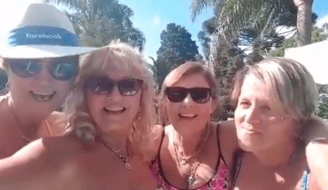 Facebook Viral: ancianas intentaron tomarse una selfie pero terminaron grabando un gracioso video