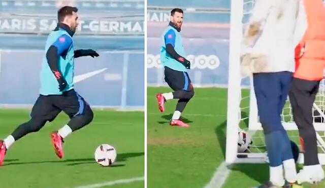 Lionel Messi llega recargado al duelo ante Angers. Foto: captura/PSG TV