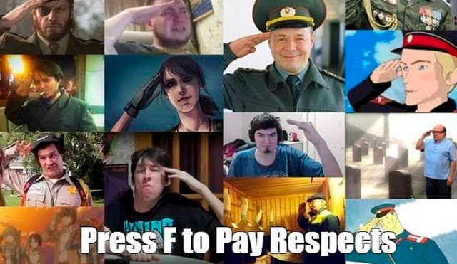 Press F to pay respect - Meme by Vxytr :) Memedroid