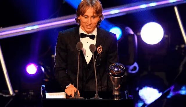 Luka Modric gana el premio al 'Mejor Jugador del Año' de la FIFA