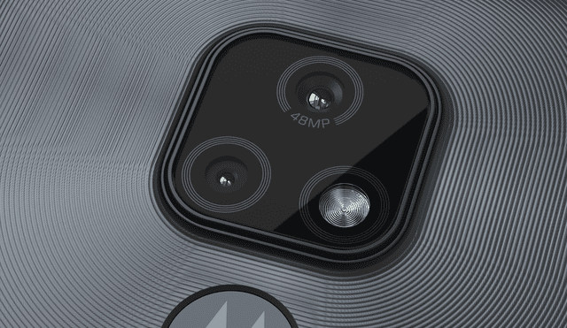 El Moto e7 posee sistema de cámara dual. Foto: Motorola