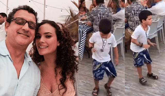 Facebook: Hijo de Sergio Galliani y Connie Chaparro se robó el show en fiesta con baile [VIDEO]