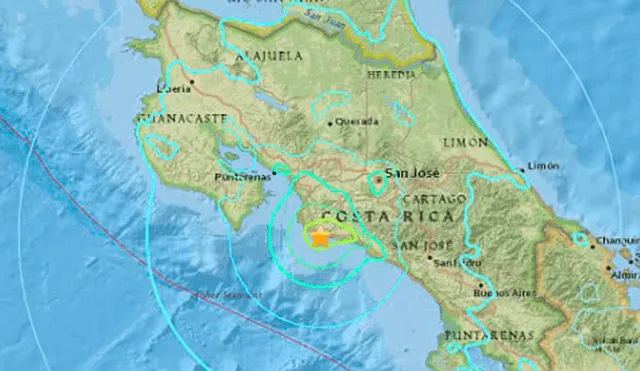Terremoto de 6.5 grados sacude Costa Rica