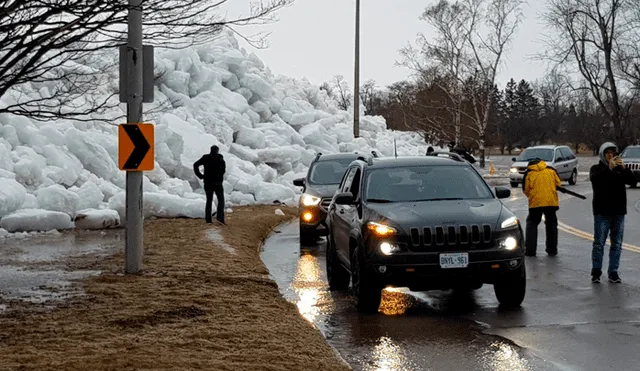 Sorprendente "Tsunami de hielo" llega a Estados Unidos y causa alarma en el mundo [VIDEOS]