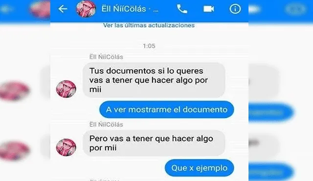 Facebook Messenger: encontró DNI de mujer y pidió sexo para entregarlo [FOTOS]