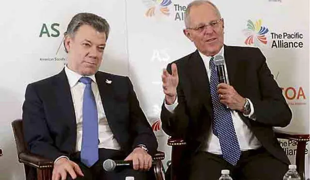 Presidente de Colombia se reúne con Kuczysnki en Arequipa