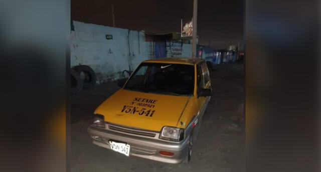 Falsos pasajeros asaltan a taxista y abandonan el vehículo en Río Seco.