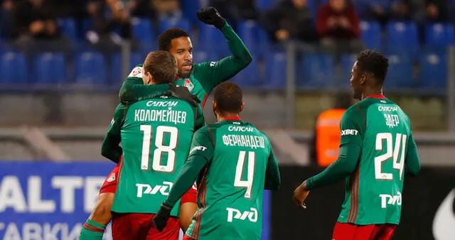 Farfán marca gol con el Lokomotiv