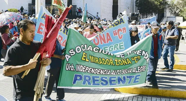 Gremios de Arequipa alistan paro nacional para el 19 de julio