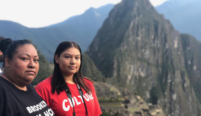 unto a su hija Josephine visitó Machu Picchu hace unos meses.