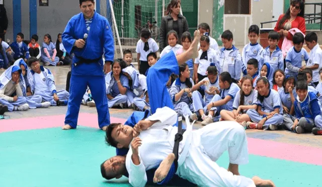 Selección de Judo visitó escuelas del Callao