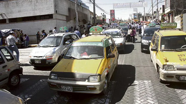 Cronograma para taxis sin Setare se publicará mañana en Arequipa