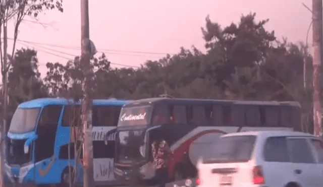 Buses continúan operando de manera informal en la Av. Tomás Valle 