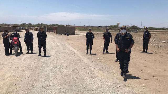 Se refuerza presencia policial tras motín en cárcel de Chiclayo.