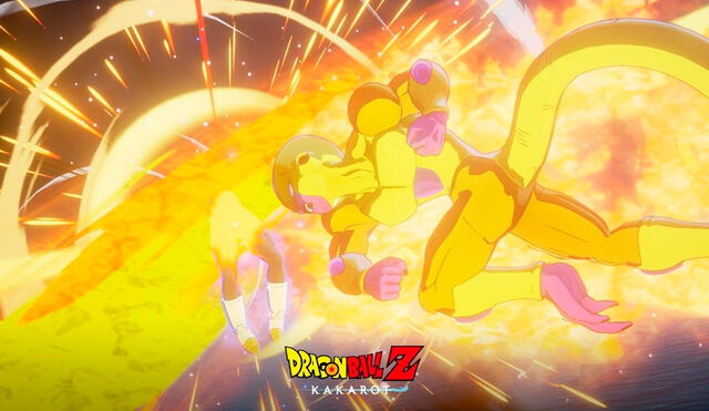 Golden Freezer vs. Vegeta SSGSS en Dragon Ball Z Kakarot. Foto captura: YouTube