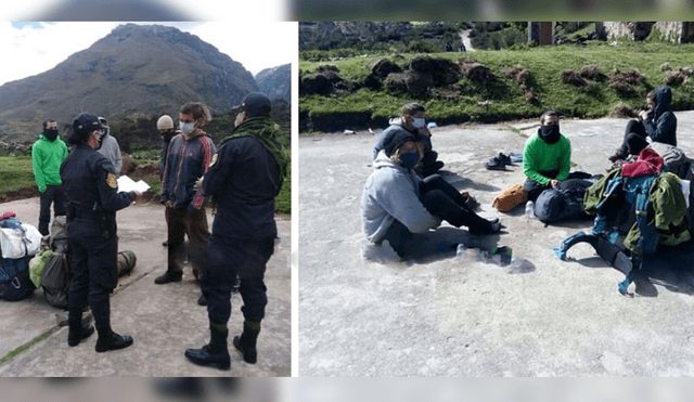 Turistas fueron detenidos cuando pretendían acampar en nevado