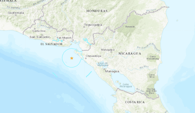Poderoso sismo de magnitud 5.7 sacudió El Salvador, Honduras y Nicaragua