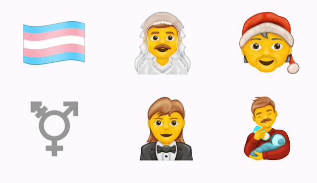 Los nuevos emojis de inclusión de género que llegarán a WhatsApp.