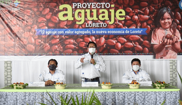 Proyecto Aguaje. Foto: Gobierno Regional de Loreto