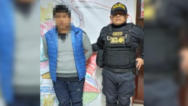 Padrastro permanece detenido en la comisaría San Sebastián en Cusco.