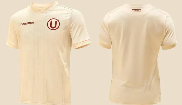 Universitario presentó su camiseta 2023 con un diseño especial e histórico. Foto: @Gustavo_p4 Twitter