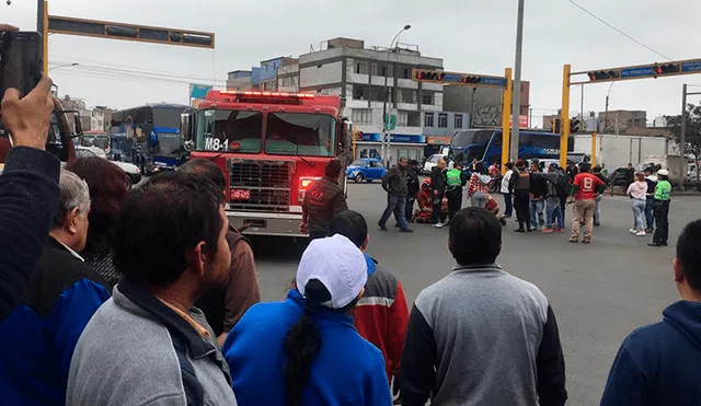 La Victoria: accidente vehicular deja dos heridos [VIDEO]