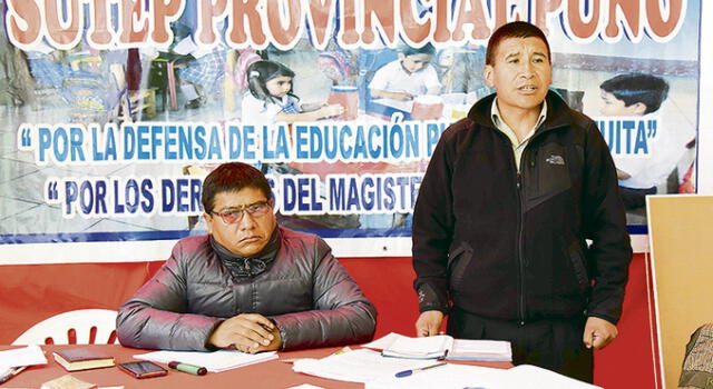 Docentes de Puno se van a huelga desde el lunes 18 de junio 