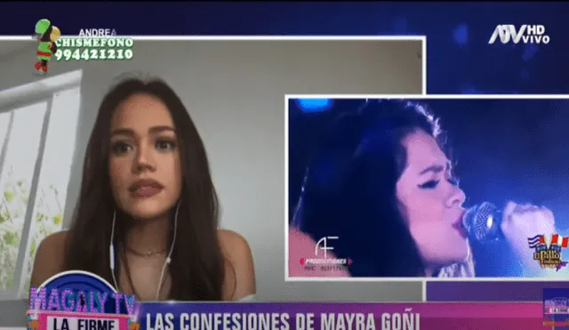 Mayra Goñi admite que su puso implantes de senos y se operó la nariz y no descarta la liposucción