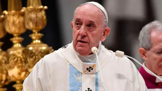 El papa viene transmitiendo sus misas, debido a que no puede haber aglomeración del público. (Fuente: AFP)