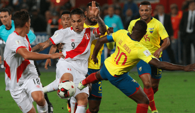 Perú vs. Ecuador: programación, hora, canal y fecha del partido por Eliminatorias Rusia 2018