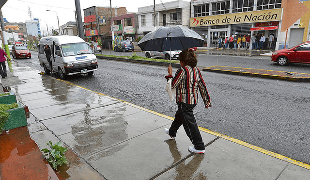 Senamhi pronostica lluvias para fin de semana