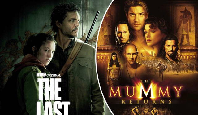 Uno de los protagonistas de "La momia" apareció en el estreno del primer capítulo de "The last of us". Foto: composición/HBO Max/Universal Pictures