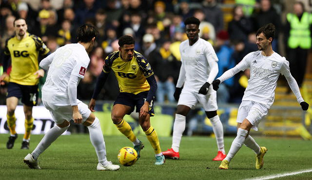 Arsenal se mide ante Oxford United por la tercera ronda de FA Cup. Foto: AFP