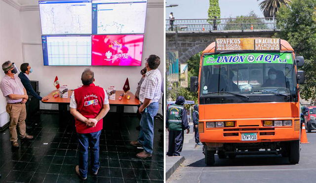 Personal de Transportes verificará cumplimiento de rutas y horarios. Foto: Municipalidad de Arequipa.