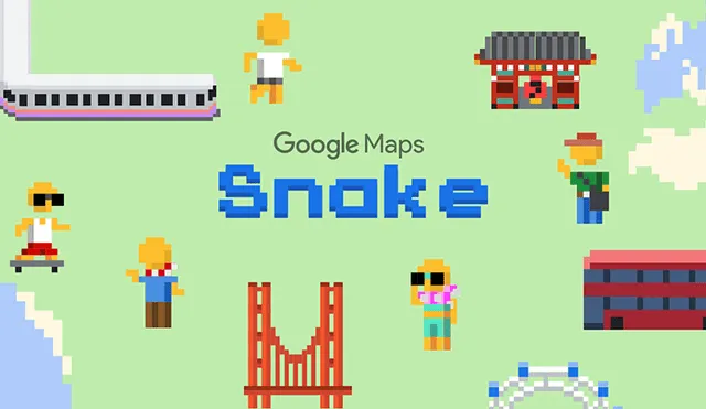 Google Maps lanzó su propia versión del legendario juego Snake.