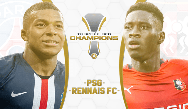 PSG vs Rennes EN VIVO ONLINE por la Supercopa de Francia