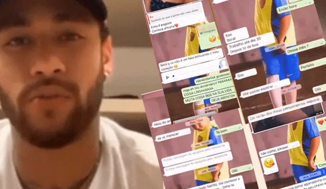Neymar muestra mensajes privados de mujer que lo acusa de violación [VIDEO]