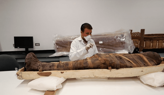 Conoce los detalles de la primera restauración al sarcófago de Tutankamón [FOTOS]