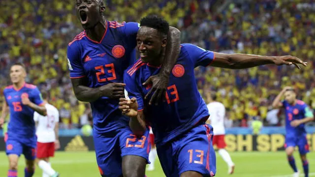 Colombia vs Polonia: gol de Yerry Mina para poner el 1-0 | VIDEO