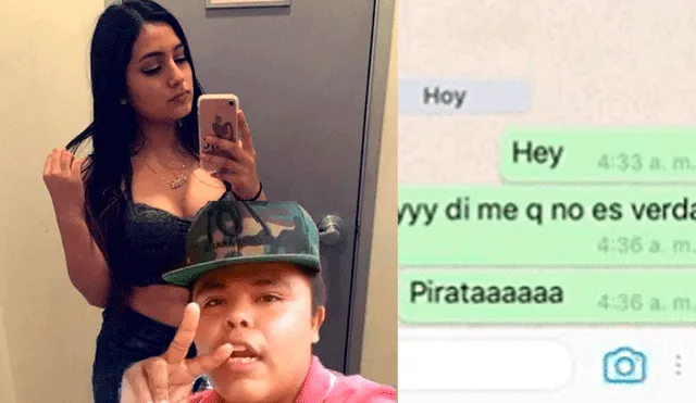 En Whatsapp revelan la última conversación de 'El Pirata de Culiacán' con su novia