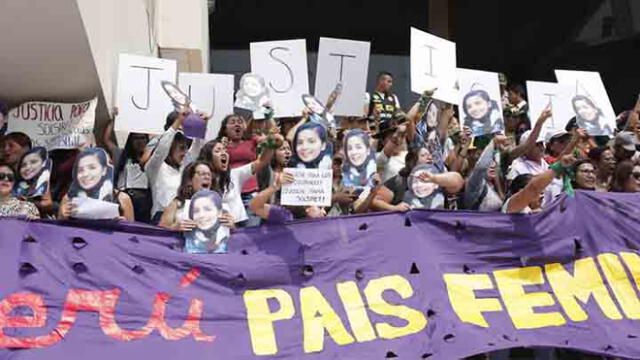 Colectivo feminista exigen justicia para Solsiret Rodríguez. Foto: La República.