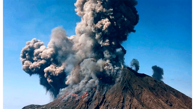 Todos los volcanes combinados producen 0.3 gigatoneladas de CO2, una fracción en comparación de las 37 gigatoneladas que genera el humano. Foto referencial: ANSA.