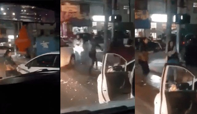 Facebook: ladrón aprovecha la pelea entre dos mujeres y un conductor para robar un carro [VIDEO]