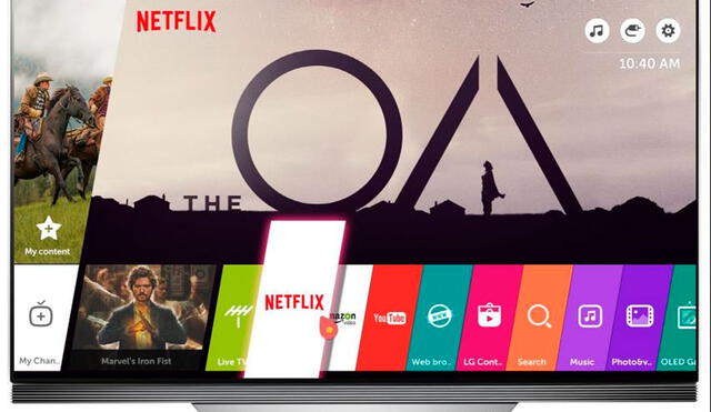 Accede fácil a Netflix con el nuevo televisor de LG