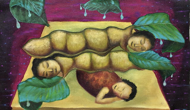 "Dulces sueños niños frutas", donación del artista Brus Rubio.