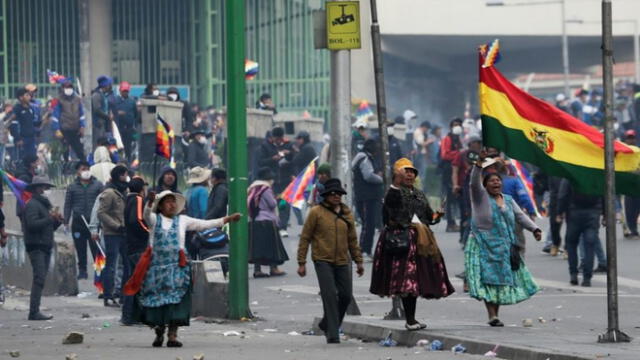 Marcha en Bolivia. Foto: difusión