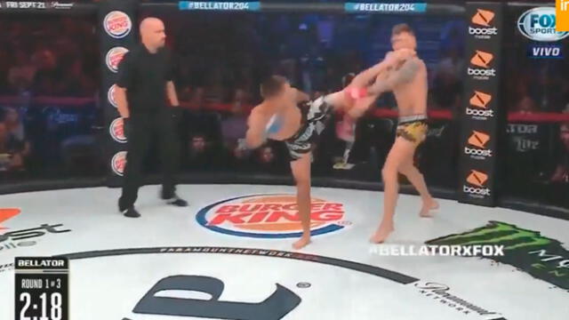 Aprendiz de Conor McGregor se burló de su rival antes de la pelea y perdió por nocaut [VIDEO]