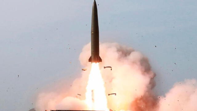 Corea del Norte generó controversia por imágenes de ensayo con misiles de largo alcance [FOTOS]