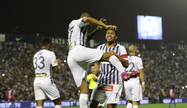 Kevin Quevedo marcó el primer gol del partido entre Alianza Lima y Alianza Universidad en Matute. Foto: Twitter Liga 1 Movistar.